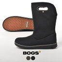 《限定ポイント10倍》ボグス スノーブーツ レディース BOGS BOGA BOOTS MID QUILTING ブーツ ミドルブーツ スノーブーツ ウォータープルーフ 防水 ウィンターブーツ カジュアル 靴 保温 雪 キルティング ボア カップインソール 抗菌 防臭 ブラック 黒