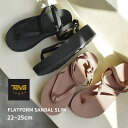 テバ サンダル レディース TEVA フラットフォーム サンダル スリム トングサンダル ビーチサンダル ビーサン 厚底 ヒール バックストラップ ブランド カ...