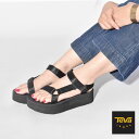 《半額処分クーポン》テバ サンダル レディース TEVA フラットフォーム ユニバーサル サテン スポーツ おしゃれ 厚底 テヴァ アウトドア ストラップサンダ...