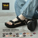 テバ サンダル レディース メンズ TEVA ミッドフォーム ユニバーサル ぺたんこ つっかけ スポーツ おしゃれ 厚底 テヴァ アウトドア ストラップサンダル...