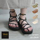 Teva サンダル レディース 厚底 テバ レースアップ ミッドフォーム インフィニティー スポサン アウトドア ストラップサンダル 紐 キャンプ カジュアル 海 川 軽量 ビーサン フェス おしゃれ ブラック 黒 カーキ ベージュ 1127890