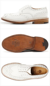 【マラソンSALE】 【GRENSON】グレンソン アーチー トリプルウェルト ウィングチップ ホワイト GRENSON 5067G-4205 ARCHIE TRIPLE WELT メンズ 本革 短靴 ウイングチップ レザー ドレス カジュアル シューズ 革靴 天然皮革