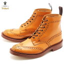 《5/15限定！最大100％ポイントバック》トリッカーズ ブーツ TRICKERS ストウ BROGUE BOOTS STOW エイコーンアンティーク 5634 2 カントリーコレクション ダブルレザーソール ブラウン おしゃれ イギリス ブランド レザー 革靴