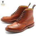 《クーポン配布》トリッカーズ ストウ カントリーブーツ ウィングチップ ブーツ TRICKERS BROGUE BOOTS STOW レザー ブラウン 革靴 イギリス 定番 ダイナイトソール マロンアンティーク TRICKER’S 5634 25 おしゃれ 茶色 ブラウン 本革 紳士靴 メンズ