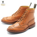 《クーポン配布》トリッカーズ ストウ カントリーブーツ TRICKER’S ブーツ ブラウン STOW 5634／57 メンズ カントリーブーツ ウイングチップ ドレスシューズ フォーマル 革靴 紳士靴 グッドイヤーウェルテッド製法 本革 定番 イギリス