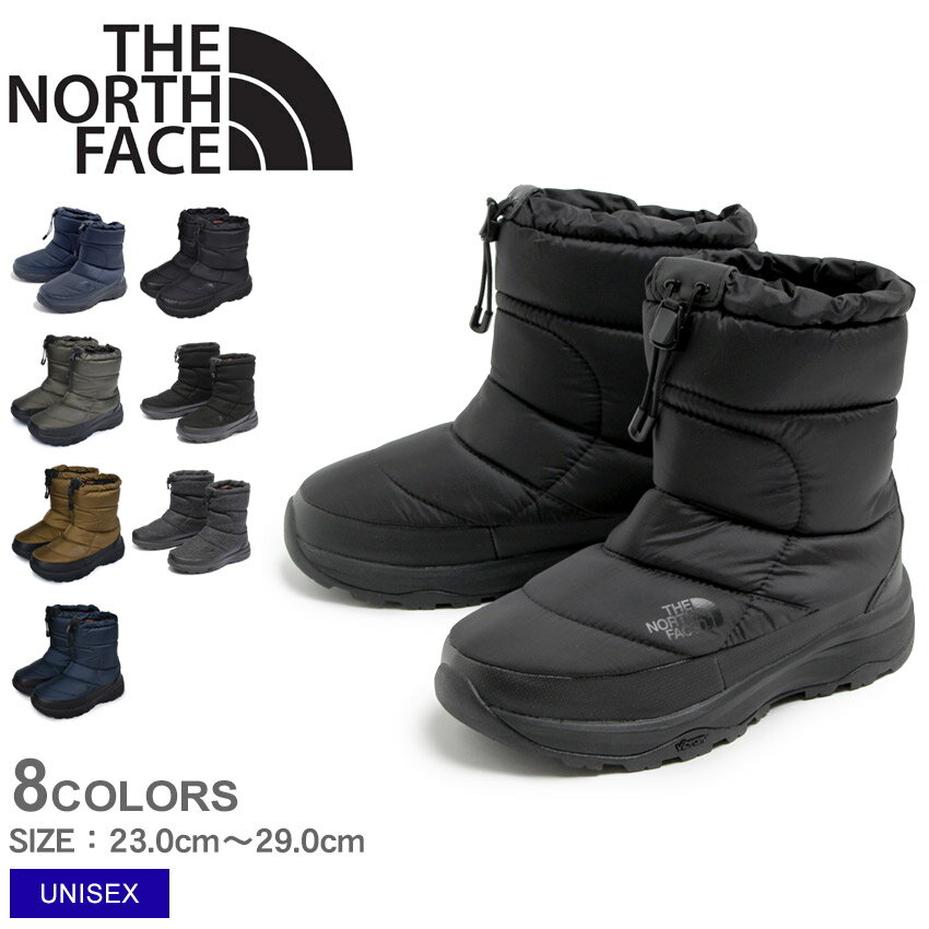 THE NORTH FACE ザ ノースフェイス ウィンターブーツ ヌプシブーティー ウォータープルーフ VI NUPTSE BOOTIE WP6 NF51873 ユニセックス ノースフェース ブーツ スノー シューズ アウトドア キャンプ レジャー 雪 冬 靴 防寒 防水 黒 紺 [SALE]クーポンで割引