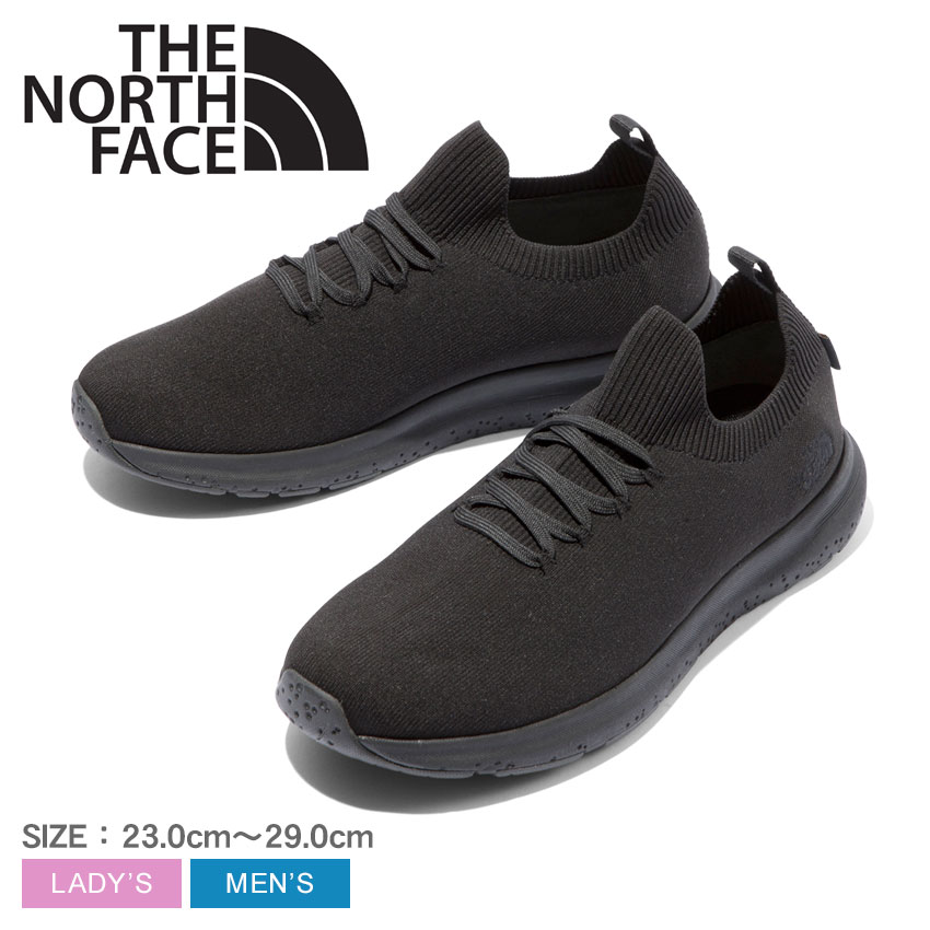 《クーポンで16,490円》ザ ノースフェイス スニーカー メンズ レディース THE NORTH FACE ベロシティ ニット レース II ゴアテックス インビジブル フィット シューズ ノースフェース 靴 ゴアテックス 撥水 防水透湿 ストレッチニットアッパー 全天候型 シンプル