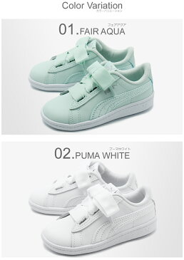 【SALE 限定クーポン配布】PUMA プーマ スニーカー ビッキーリボンLサテンAC INF VICKY RIBBON L SATIN AC INF 369544 01 02 03 04 ベビー キッズ(子供用) 靴 シューズ スニーカー タウンユース 普段履き 黒 白