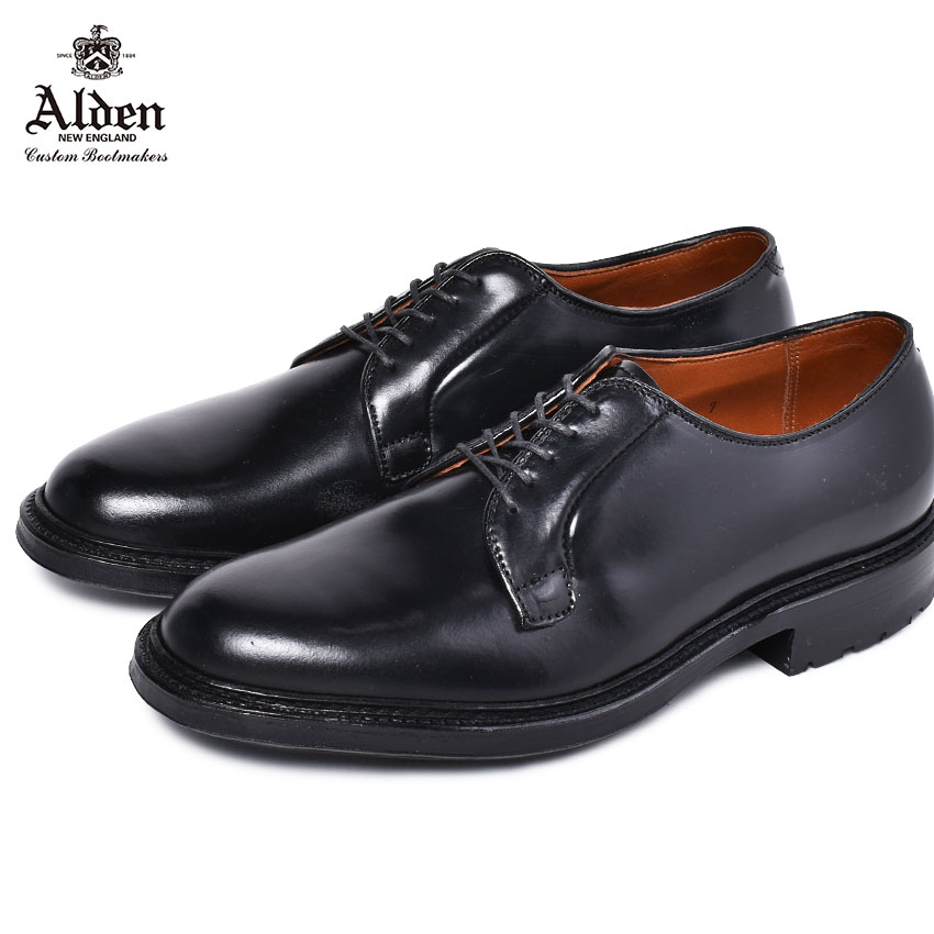 限定クーポン配布☆オールデン コードバン ALDEN 9901 ドレスシューズ コマンド アウトソール COMMANDO OUTSOLE CORDOVAN 9901C メンズ ブランド シューズ トラディショナル ビジネス フォーマル 馬革 革靴 靴 紳士靴 黒 通勤 通学 会社員 大人 高級靴 Ssale