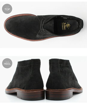 【SALE 限定クーポン配布】オールデン ALDEN アンラインド チャッカーブーツ 紳士靴 革靴 ブラック UNLINED CHUKKA BOOT 1497 黒 短靴 トラディショナル ビジネス シューズ ドレス フォーマル スウェ−ド スエード