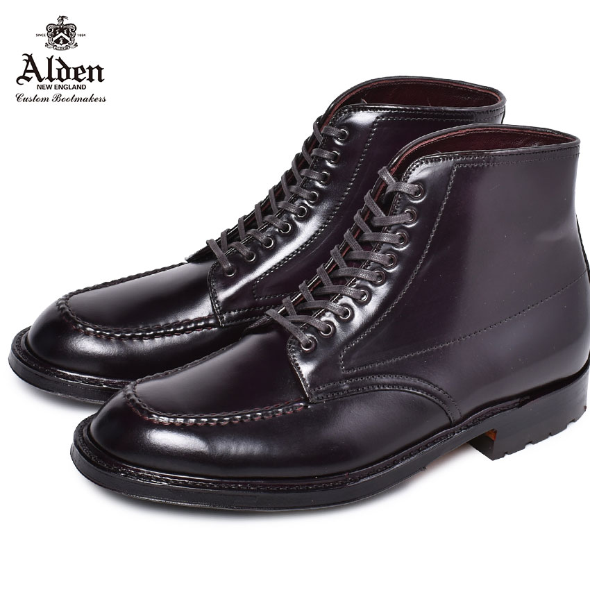 《今だけ！全品ポイントUP》オールデン ALDEN ドレスブーツ CORDOVAN BOOT 40508C メンズ ブランド シューズ トラディショナル ビジネス フォーマル 馬革 革靴 靴 紳士靴 通勤 通学 会社員 大人 高級靴 コードバンブーツ