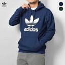 《今だけ！全品ポイントアップ中》アディダス パーカー メンズ アディダスオリジナルス ADIDAS ORIGINALS アディカラー クラシックス トレフォイル パーカー ブランド トップス ロゴ トレーナー スエット スウェット 長袖 トレファイル 定番 青 緑 グリーン