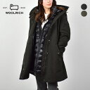 《今だけ！店内全品ポイントUP》ウールリッチ ダウンジャケット レディース WOOLRICH ロング ミリタリー 3イン1 ダウン パーカ アウター 上着 セット ジャケット ダウンコート ロング コート ロングコート フード 撥水 はっ水 防風 防寒 長袖 保温 ブランド シンプル