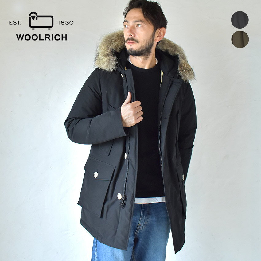 楽天VIA TORINO インポートブランドウールリッチ ダウンジャケット メンズ WOOLRICH アークティックデタッチャブルファーパーカー アウター 上着 ジャケット ダウン ダウンコート ロング フード ファー 防風 防寒 長袖 保温 ブランド シンプル アウトドア カジュアル