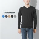 ジョンスメドレー 《20日限定！複数買いでポイント最大20倍》ジョンスメドレー セーター JOHN SMEDLEY Vネック ニット メンズ シプトン SHIPTON プルオーバー カットソー スタンダードフィット メリノウール ハイゲージ トップス シンプル 無地 紳士 服 長袖 ブランド おしゃれ カジュアル