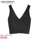 ジョンスメドレー ブラレット レディース JOHN SMEDLEY MARIE ウェア トップス 下着 インナー Vネック Vネックブラレット エレガント ブランド 無地 カジュアル おしゃれ ギフト プレゼント ブラック 黒(4)