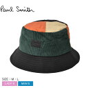 《今だけ！全品ポイントアップ中》ポール スミス 帽子 メンズ レディース PAUL SMITH カラーブロック バケットハット ウエア ハット バケットハット バケハ ブランド カジュアル シンプル プレゼント ギフト 贈り物 おしゃれ 人気 カラフル マルチカラー ブラック 黒