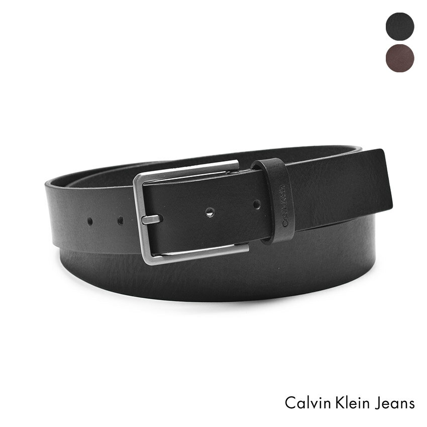 カルバンクライン ベルト（メンズ） 《今だけ！全品ポイントUP》カルバンクライン ベルト メンズ CALVIN KLEIN エッセンシャルベルト 3.5cm CK ブランド ロゴ おしゃれ シンプル ブランド ストリート カジュアル アメカジ ギフト プレゼント ビジネス 会社 ブラック 黒 ブラウン 茶 K50K505447 ESSENTIAL