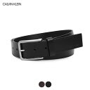 《今だけ！全品ポイントアップ中》カルバンクライン ベルト メンズ CALVIN KLEIN WARMTH 35MM BELT CK ブランド ロゴ おしゃれ シンプル ブランド カジュアル アメカジ ギフト プレゼント ビジネス 会社 ブラック 黒 ブラウン 茶 K50K509195