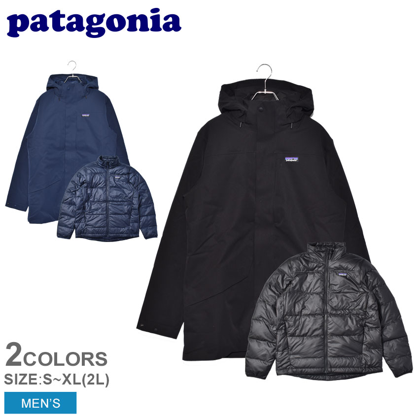 《500円クーポン対象》PATAGONIA パタゴニア ジャケット メンズ ウェア アウター パーカ カジュアル ダウンジャケット シンプル スポーティ アウトドア レジャー 上着 防寒 長袖 黒 紺 バレンタイン sale