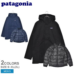 《500円クーポン対象》PATAGONIA パタゴニア ジャケット メンズ ウェア アウター パーカ カジュアル ダウンジャケット シンプル スポーティ アウトドア レジャー 上着 防寒 長袖 黒 紺 バレンタイン sale