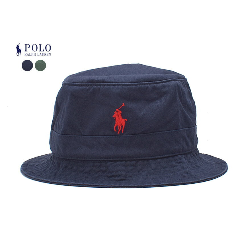 ポロ ラルフ ローレン 《3日間限定SALE開催中》ポロ ラルフローレン バケットハット メンズ レディース POLO RALPH LAUREN コットン チノ バケット ハット 帽子 バケハ カジュアル シンプル ロゴ 刺繍 刺しゅう ブランド カジュアル アウトドア レジャー シンプル スポーツ