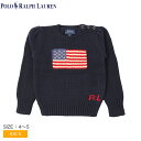ポロ ラルフローレン ニット キッズ ジュニア 子供 POLO RALPH LAUREN FLAG COTTON CREW SWEATER セーター トップス ...