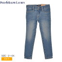 ポロ ラルフローレン ロングパンツ キッズ ジュニア 子供 POLO RALPH LAUREN PLAUBRIE DENIM LEGGING ボトムス 長ズボン...