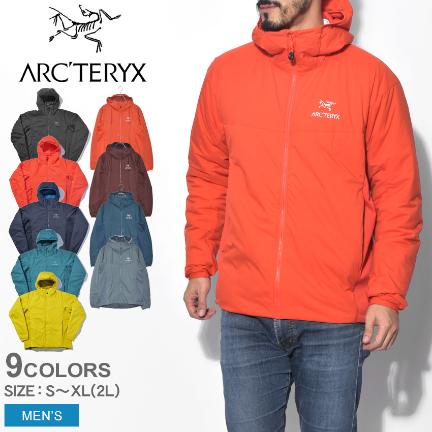 【SALE 限定クーポン配布】ARC’TERYX アークテリクス 中綿ジャケット アトム LT フーディ ATOM LT HOODY 24477 メンズ アウター ブランド シンプル カジュアル アウトドア スキー トレッキング 山岳 登山 山登り 長袖 防寒 防水 防風 黒 紺 黄 青