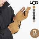 《全品ポイントアップ中》UGG アグ 手袋 コントラスト シープスキン テック グローブ M CONTORAST SHEEPSKIN TECH GLOVE 18712 メンズ 防寒 冬物 男性 プレゼント クリスマス シンプル カジュアル 保温 防寒 ギフト バレンタイン