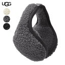 《今だけ！店内全品ポイントUP》アグ イヤマフ 耳あて メンズ UGG シェルパ イヤーマフラー ブランド 防寒 保温 シンプル カジュアル おしゃれ 男性 プレゼント ギフト 贈り物 通勤 通学 コンパクト ブラック 黒 ホワイト 白 アイボリー グレー 21698 SHERPA BTH