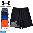 《今だけ！店内全品ポイントUP》アンダーアーマー ハーフパンツ メンズ UNDERARMOUR ウーブン グラフィックハーフパンツ 半パン 半ズボン ズボン スポーツ ストレッチ トレーニング カジュアル シンプル 耐久 運動 ポケット ロゴ ブラック 黒 1361434