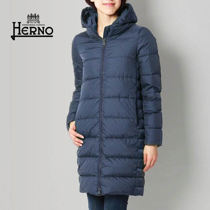 送料無料★HERNO ヘルノ ジャケット ダウン コート カーキ 他全4色DOWN JACKET PI0662D-12004 9260 9200 2900 7301アウター トップス ジップアップ 黒 青レディース