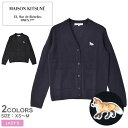 メゾンキツネ カーディガン レディース MAISON KITSUNE ベイビー フォックス パッチ ボクシー カーディガン ウエア 長袖 アウター 上着 羽織 ...