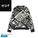 ハフ セーター メンズ HUF LUCKY CREWNECK SWEATER 長袖 ウェア ウエア トップス セーター ニットウェア クルーネック グラフィック...