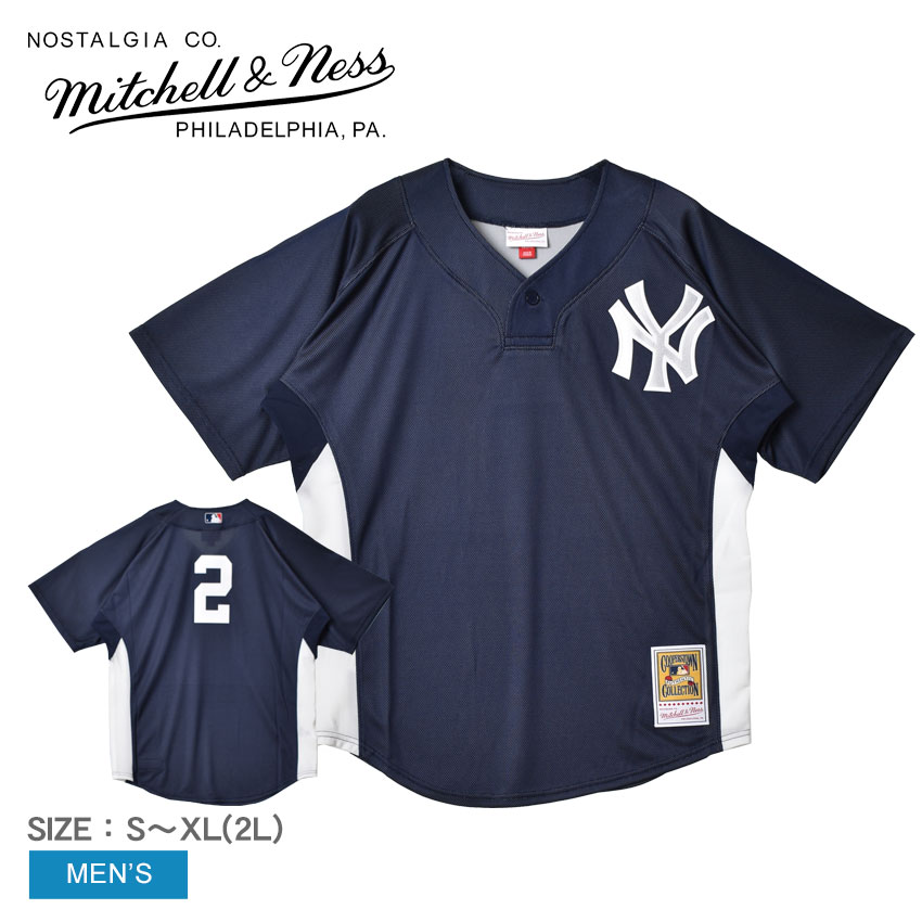 《アイテム名》 ミッチェルアンドネス ユニフォーム MITCHELL ＆ NESS メンズ ABPJ3345-NYY09DJTNAVY 《ブランドヒストリー》 Mitchell ＆ Nessは、1904年にアメリカ・フィラデルフィア州の同市内において、レスラーかつテニスのチャンピオンだったフランク・P・ミッチェルと、スコットランド人ゴルファ−のチャールズ・M・ネスにより創設されました。高品質・高縫製技術をモットーに、現代でもNBA(バスケットボール)、MLB(野球)、NFL(アメフト)、NHL(アイスホッケー)、NCAA(大学スポーツ協会)、MLS(サッカー)のアメリカ4大スポーツを完全サポートし、多くの公式トレーニングウェアのライセンスウェアを取り扱っています。世界中に愛好家を抱え魅了し続けるヴィンテージジャージの老舗ブランドです。 《アイテム説明》 ミッチェルアンドネスより「MLB AUTHENTIC DEREK JETER NEW YORK YANKEES 2009 BP JERSEY」です。ワールドシリーズを制した2009年当時、ニューヨーク・ヤンキースのユニフォームを再現。デレク・ジーター選手モデル。高品質な造りで、フロントにチームロゴとバックには背番号が縫い付けられています。 《カラー名/カラーコード/管理No.》 ニューヨーク・ヤンキース/-/"23820200" こちらの商品は、並行輸入により海外から輸入しております。製造・入荷時期により、細かい仕様の変更がある場合がございます。上記を予めご理解の上、お買い求め下さいませ。 関連ワード： ウエア トップス ベースボールジャージ ストリート オーセンティック ブランド カジュアル アメカジ スポーティ ロゴ 半袖 人気 メッシュ date 2022/07/26Item Spec ブランド MITCHELL ＆ NESS ミッチェルアンドネス アイテム ユニフォーム スタイルNo ABPJ3345-NYY09DJTNAVY 商品名 MLB AUTHENTIC DEREK JETER NEW YORK YANKEES 2009 BP JERSEY 性別 メンズ 原産国 Vietnam 他 素材 ポリエステル 100％ 採寸 単位(cm) 身幅 裄丈 総丈 S 63 49 73 M 67 50 76.5 L 71 50.5 79 XL(2L) 75 52 82 ※上記サイズは、実際に同一の商品を採寸した結果です。 商品によっては個体差がありますので誤差がでることが御座いますので参考目安としてご覧下さい。また、測定方法によっても誤差が生じますので、予めご了承ください。 サイズについて詳しくはこちらをご覧下さい。 当店では、スタジオでストロボを使用して撮影しております。商品画像はできる限り実物を再現するよう心掛けておりますが、ご利用のモニターや環境等により、実際の色見と異なる場合がございます。ご理解の上、ご購入いただけますようお願いいたします。