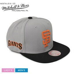 《今だけ！全品ポイントアップ中》ミッチェルアンドネス ベースボールキャップ メンズ レディース MITCHELL ＆ NESS Away Snapback Coop San Francisco Giants キャップ 帽子 サンフランシスコジャイアンツ MLB ベースボール 野球