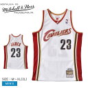 《20時-限定ポイント10倍》ミッチェル＆ネス ユニフォーム メンズ MITCHELL＆NESS スイングマン ジャージ レブロンジェームズ クリーブランドキャバリアーズ 2003-04 NBA ウエア タンクトップ ノースリーブ トップス ブランド バスケ バスケットボール スポーツ 人気 1