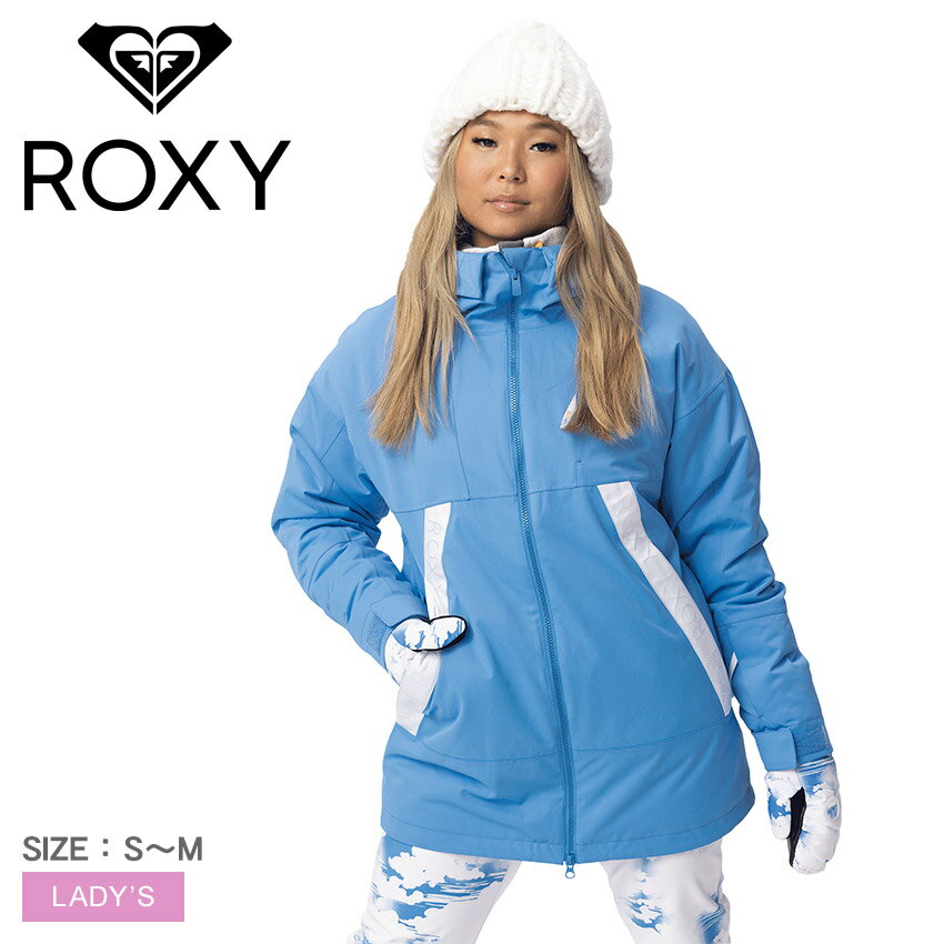 ロキシー アウター レディース 《今だけ！店内全品ポイントUP》ロキシー ジャケット レディース ROXY CHLOE KIM JK 15K REGULAR FIT アウター ウェア ジャケット コラボ クロエキム スノーボード スノボー ウィンタースポーツ かわいい おしゃれ アウトドア レジャー ロゴ 防寒 上着 羽織 ブルー