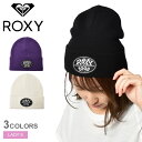 《今だけ！全品ポイントアップ中》【ゆうパケット配送】ロキシー ニット帽 レディース ROXY チョコムー ビーニー ニットビーニー 帽子 刺 ブランド カジュアル シンプル スポーティ サーフ ロゴ おしゃれ ブラック 黒 ホワイト パープル 紫 RBE214620T CHOCOMOO BEANIE