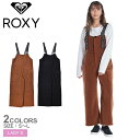 《全品ポイントアップ中》ロキシー オールインワン レディース ROXY FLUFFY ボアフリース オーバーオール ボア フリース ポケット かわいい 暖かい もこもこ フロントジップ 冬 ロゴ ブラック 黒 ブラウン RDR214041