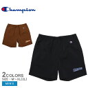 《限定クーポン配布》【ネコポス配送】チャンピオン ハーフパンツ メンズ CHAMPION ショーツ ボトムス パンツ ショートパンツ 短パン 半ズボン ショート丈 膝上丈 ストレッチ ゆったり シンプル カジュアル ロゴ