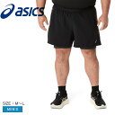 アシックス ショートパンツ メンズ ASICS ROAD 2-N-1 5インチショーツ ランニングショーツ 2 in 1デザイン 吸汗速乾素材 軽量スポーツウェ...