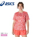 アシックス 半袖Tシャツ レディース ASICS ROADランニンググラフィックSST 軽量ランニングウェア 吸汗速乾素材 通気性メッシュパネル 日本伝統柄プリント リサイクル素材使用 反射ディテール搭載 快適なフィット感 環境配慮型アパレル