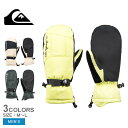 《限定クーポン配布》クイックシルバー 手袋 メンズ QUIKSILVER MISSION MITT スノーボード ミトン 防寒 保温 防水 スキー ウィンタースポーツ アウトドア ゲレンデ 手袋 アクセサリー タッチパネル対応 イエロー 黄 ベージュ グレー EQYHN03195