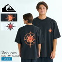 クイックシルバー 半袖Tシャツ メンズ QUIKSILVER SOLARIS ST トップス ウェア 半袖 ショートスリーブ バックプリント キャンプ アウトドア レジャー カジュアル シンプル Tシャツ ブランド プリント ロゴ クルーネック スポーティ