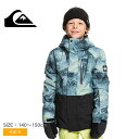 クイックシルバー ジャケット キッズ QUIKSILVER スノーボード ジャケット アウター 子ども用 スノボ スノーボード ウェア ジュニア アウター 防寒...