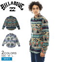 《今だけ！全品ポイントアップ中》ビラボン 長袖シャツ メンズ BILLABONG ファーネス フランネル トップス ブランド ストリート シンプル カジュアル アウトドア 長袖 総柄 フリース ストレッチ スナップボタン 春 秋 冬 ブルー 青 マルチカラー BD012105 FURNACE FLANNEL