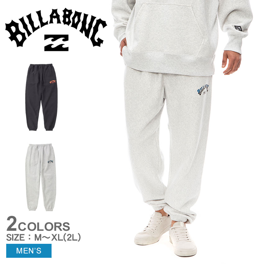 ビラボン 裏起毛パンツ メンズ 《今だけ！店内全品ポイントUP》ビラボン ボトムス メンズ BILLABONG ヘビー バレル スウェット パンツ ストリート カジュアル サーフ 裏起毛 ロング丈 ロングパンツ シンプル ロゴ カジュアル ブランド 部屋着 ルームウェア デイリー 普段使い グレー ブラック 黒