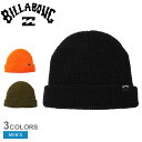 《限定クーポン配布》ビラボン ビーニー メンズ BILLABONG WAFFLE BEANIE ニット ニット帽 小物 ロゴ ブランド カジュアル シンプル お...
